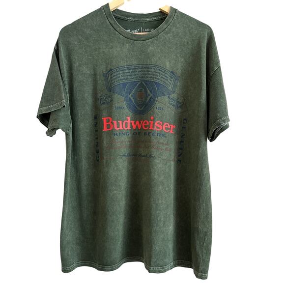 Brew City Budweiser "King‎ of Beers" Tee - Size Large Men's - NWT - Picture 1 of 5